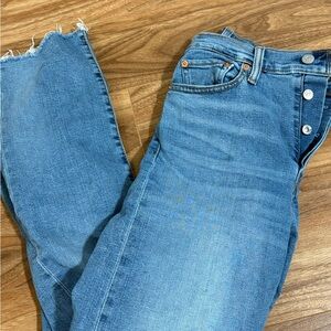 Levi's Light Blue Straight Leg Jeans